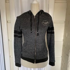 G by Guess Charlie Marled Zip-Up Sweater